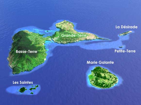 Plan de la Guadeloupe