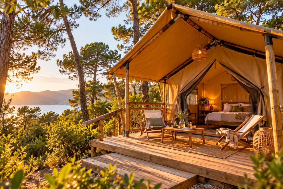 Glamping en France : 5 destinations pour des vacances en tente lodge tout confort